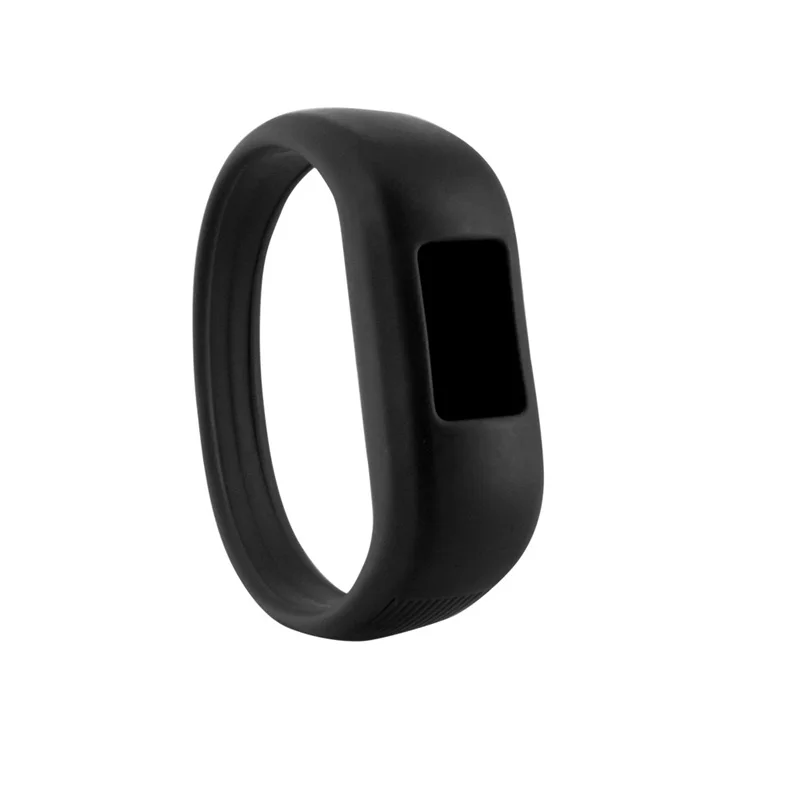 Black Детский ремешок для Garmin Vivofit JR/JR2 ремешок силиконовый спортивный ремешок на запястье запасные ремешки для часов браслет для Vivofit 3 Смарт-часы - Цвет: Black