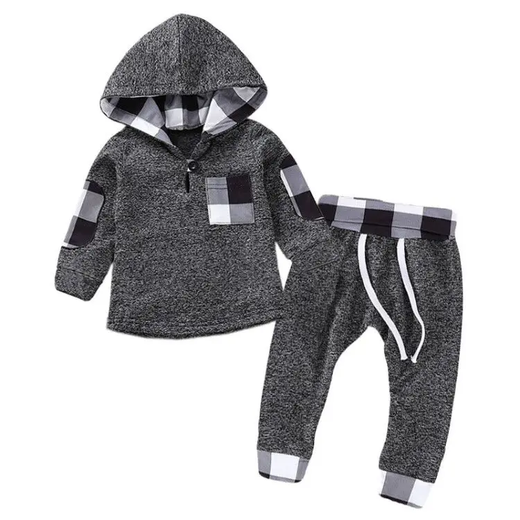 Toddler Boy Clothes Sets Newborn Baby Boys Autumn Long Sleeve Outfits Suits Costume For Kids Children Clothing 2Pcs |