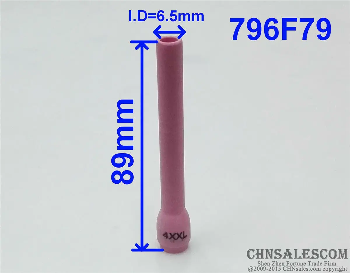 CHNsalescom 10 шт 4 #796F79 89 мм сопло из оксида алюминия для WP 9 20 ID = 6 5 1/4&quot|Сварочные сопла| |