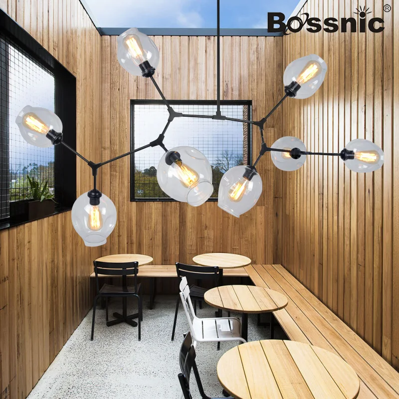 BossnicLighting Современное Стекло Подвесной светильник для гостиной | столовой Спальня