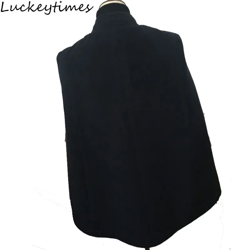 

Women Cloak Coat Jacket 2020 Autumn Winter Newest Slim Chic Outerwear Female Poncho Navy Cape Coat manteau femme abrigos mujer
