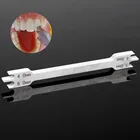 Стоматологический кронштейн, измеритель размещения зубного Орто, скоба, двусторонний кронштейн, измеритель размещения 2,0-6,0 мм