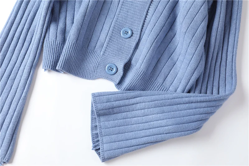 Colorfaith Women Cardigans Sweater New 2019 Knitting Autumn Winter Casual Buttons Single Breasted Outer wear Ladies Tops SW1003 |