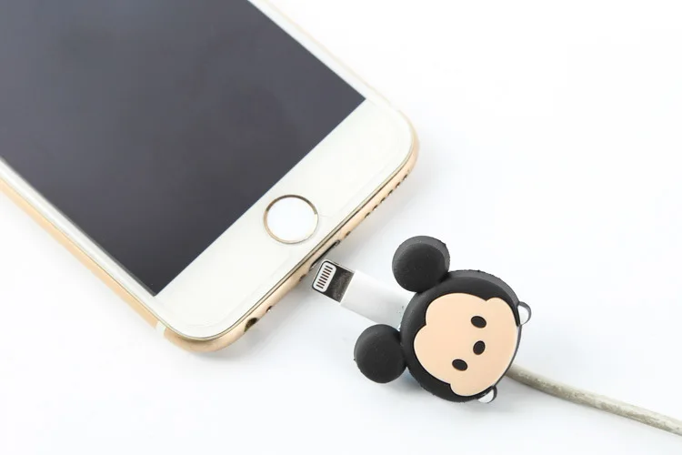 2017 новинка 100 шт./лот USB зарядное устройство кабель для передачи данных мультяшный