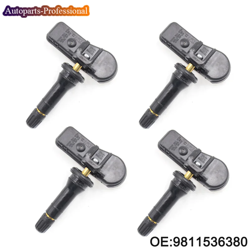 4 шт./лот 9811536380 9673860880 новая система контроля давления в шинах TPMS датчик 433 МГц для