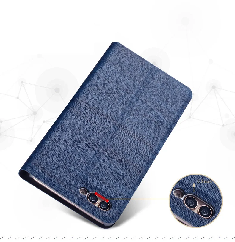 Чехол для Huawei Nova 2 Nova2 Plus роскошный кожаный чехол книжка в стиле книги Funda