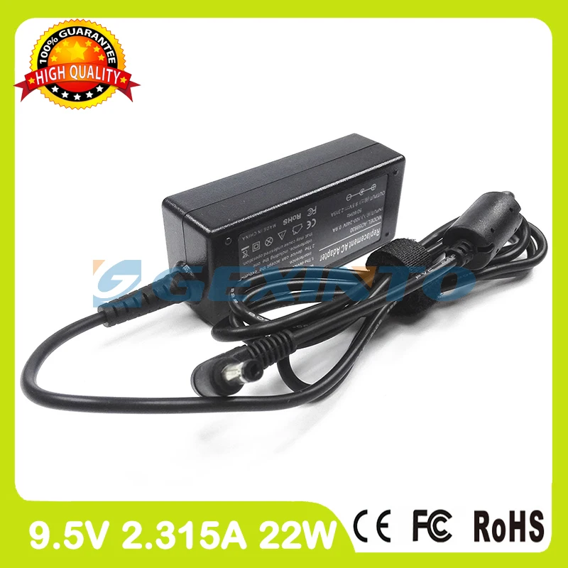 9 5 V 2.315a 22W зарядное устройство для ноутбука ac адаптер питания Asus Eee PC 700 701 701C 701SD 701SDX