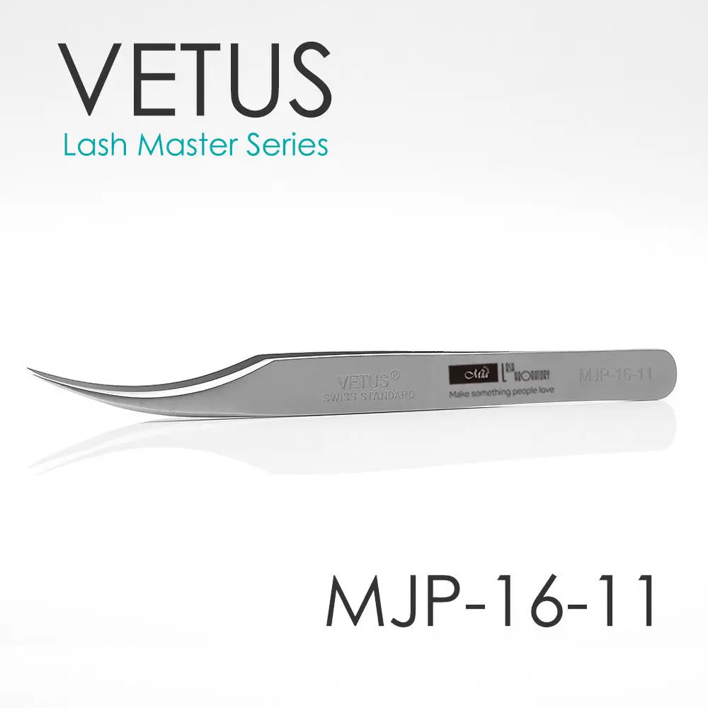 Пинцеты VETUS серии Master изогнутая точность для наращивания ресниц новейшая модель