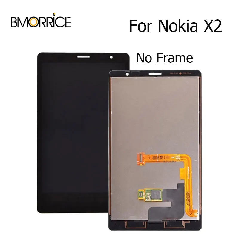 Оригинальный ЖК дисплей для Nokia X2 RM 1013 1014 сенсорный экран дигитайзер без рамки