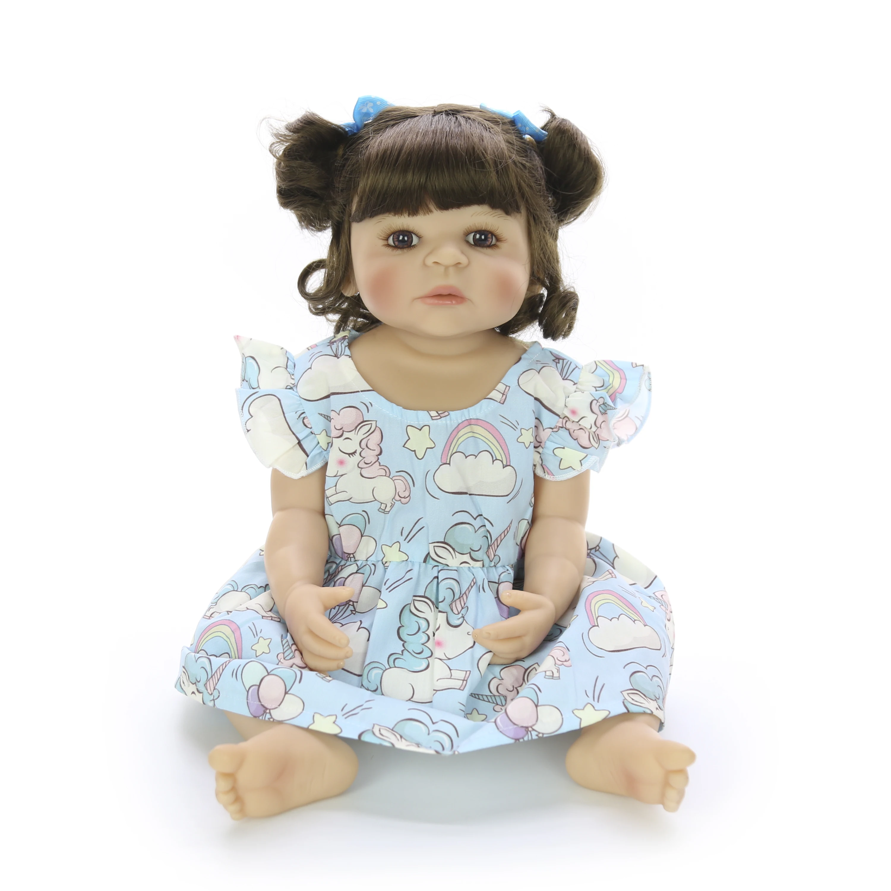 22 ''55 см силиконовые куклы для всего тела, модные реалистичные куклы Reborn Boneca Alive Bebe, куклы для детского дня, подарки для детей