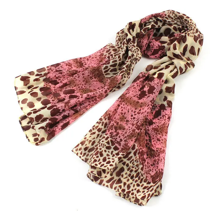 

Summer new style burst beach leopard sunscreen chiffon Paris yarn scarves