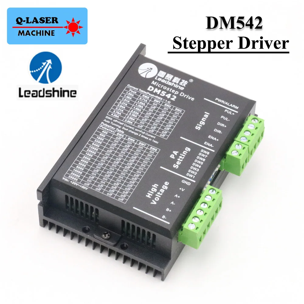 Leadshine 2 трехфазного шагового двигателя DM542 для аналоговым и цифровым дисплеем