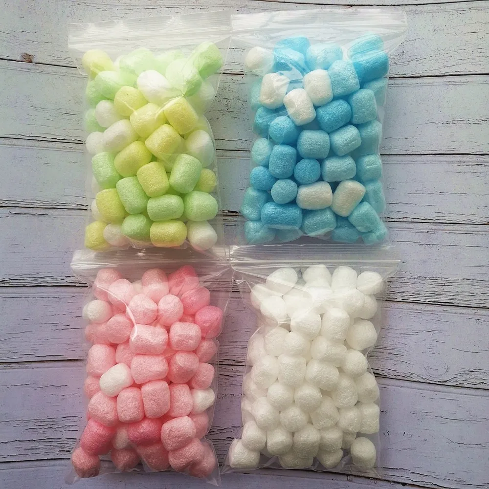 65 шт. 12 г Diy клейкие аксессуары детские игрушки шелкопряда кокон слизи наполнитель украшения подарки игрушки для детей