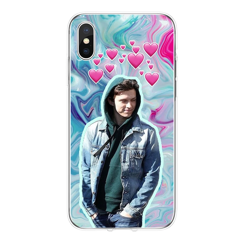 Marvel Spider Man том Холланд для iPhone XS Max чехлы телефонов высококачественные