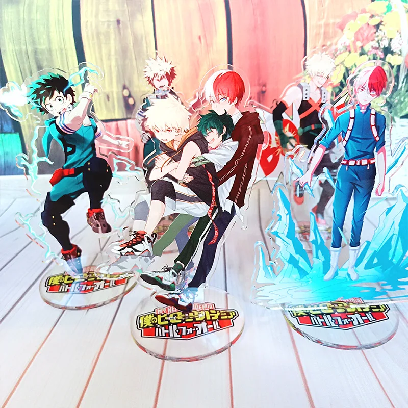 С героями из мультфильма Мой герой Boku без Hero Академия Izuku Midoriya акриловая модель на