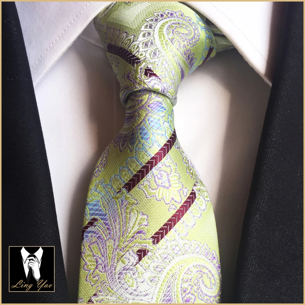 

Fashion Design 8cm Young Tie Stylish Business Vintage Floral Neck Ties High Quality Gentlemen Woven Gravata for Men