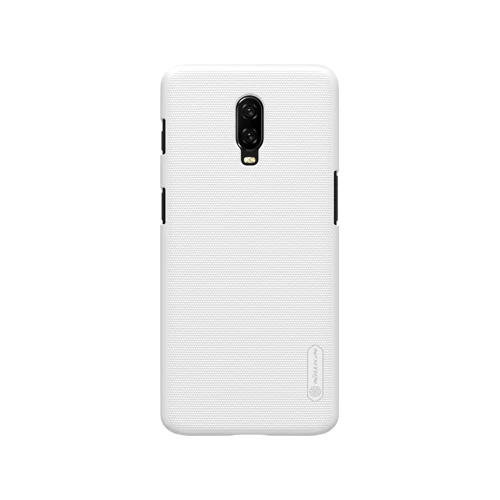 Oneplus 6 T чехол One plus 6 T чехол NILLKIN матовый щит Матовый PC задняя крышка чехол для телефона Oneplus 6 t A6013 1+ 6 T и держатель для телефона - Цвет: Белый