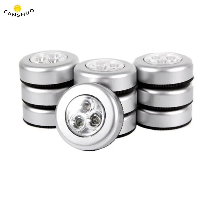 3 светодиодных шкафа шайба свет кухня спальня светильник в шкаф Беспроводной