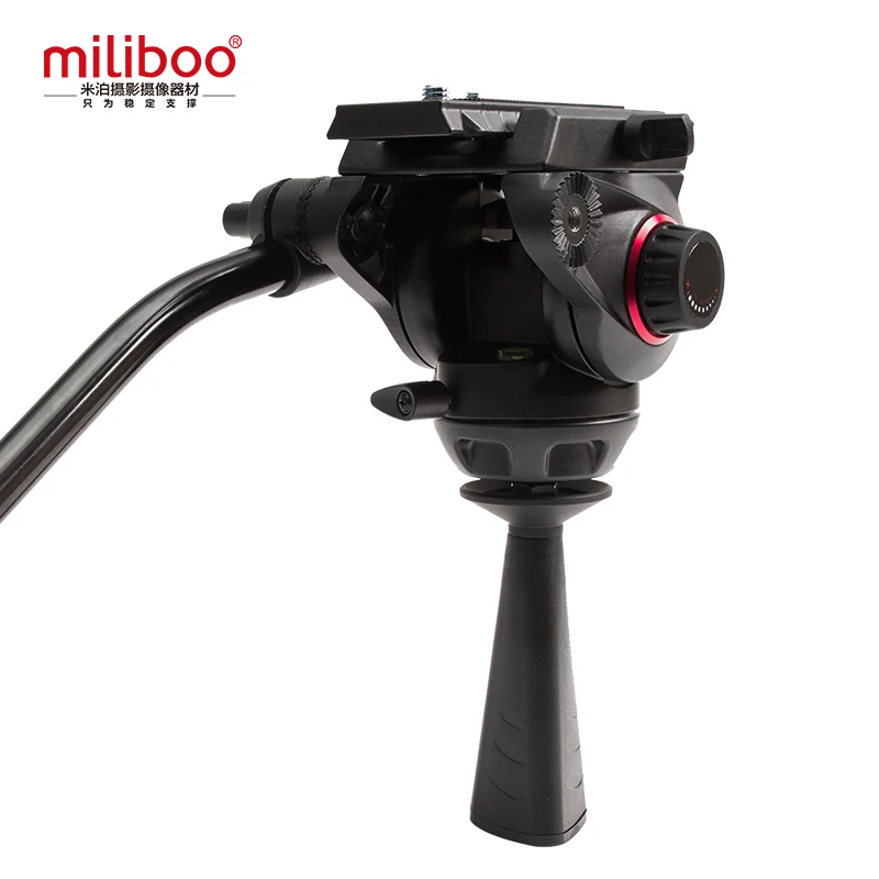 Miliboo MYT803 Улучшенный Регулируемый амортизирующий DSLR алюминиевый штатив для