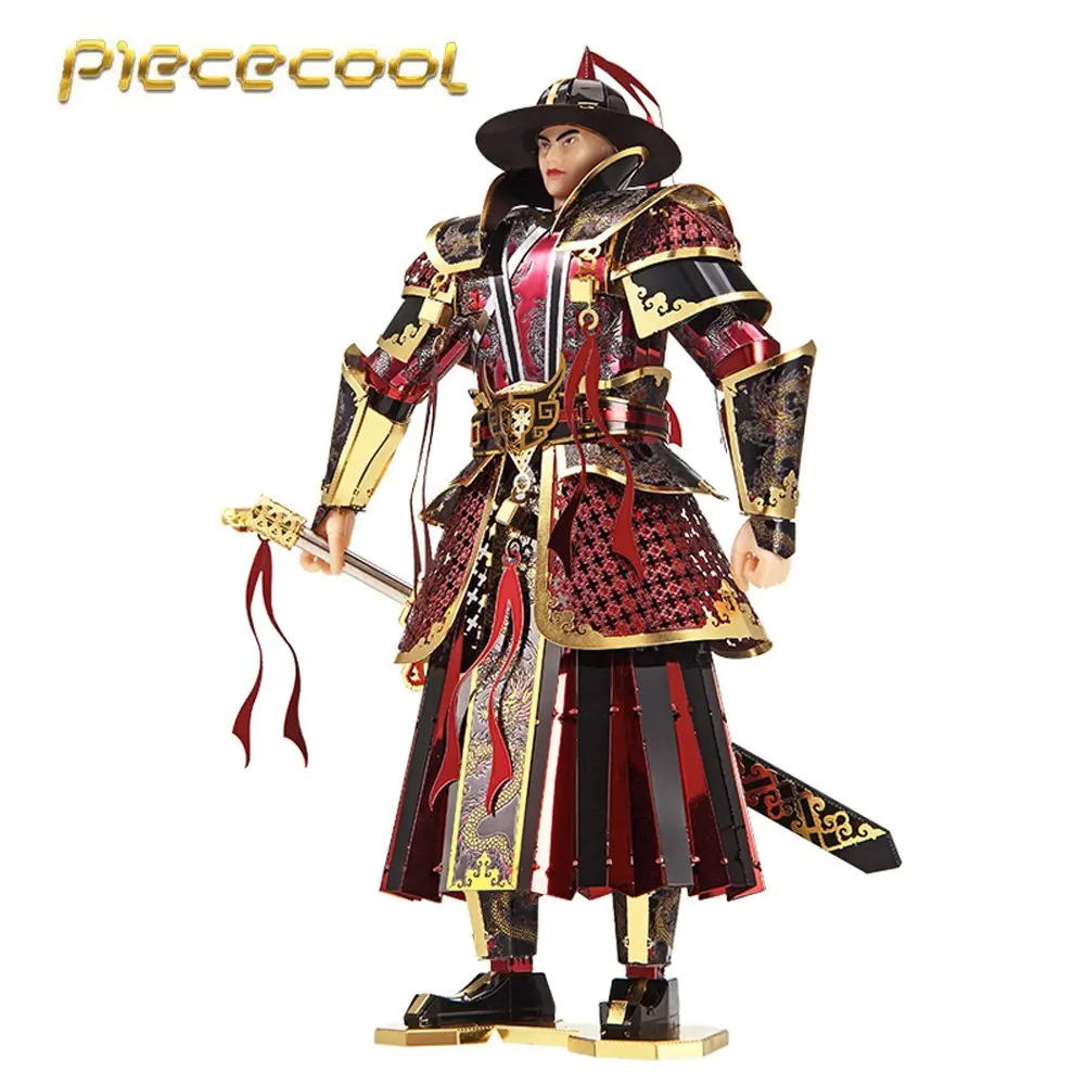 

Piececool 3D Metal Puzzle The Imperial Guards Of Ming Dynasty Model Kits P090-RKG DIY 3D Laser Cut Assemble Jigsaw Toys