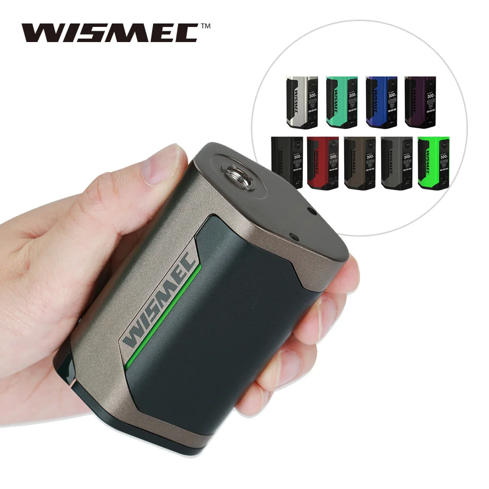 Оригинальный WISMEC рел RX GEN3 300 Вт TC коробка мод Макс выход и двойная защита цепи No18650