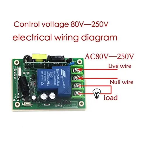 85~250V 110V 220V 230V Top Quality 30A 1CH RF Wireless Lighting control Switch Remote Controllers 10 Receiver and Transmitter |