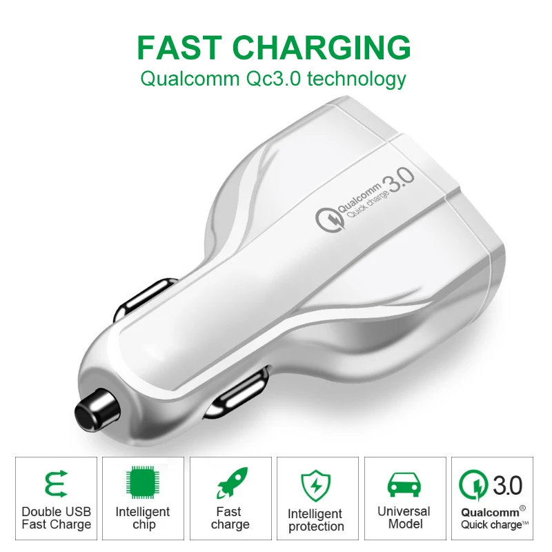 Быстрое зарядное устройство Eyefun USB 3 0 Автомобильное type c быстрое Универсальный
