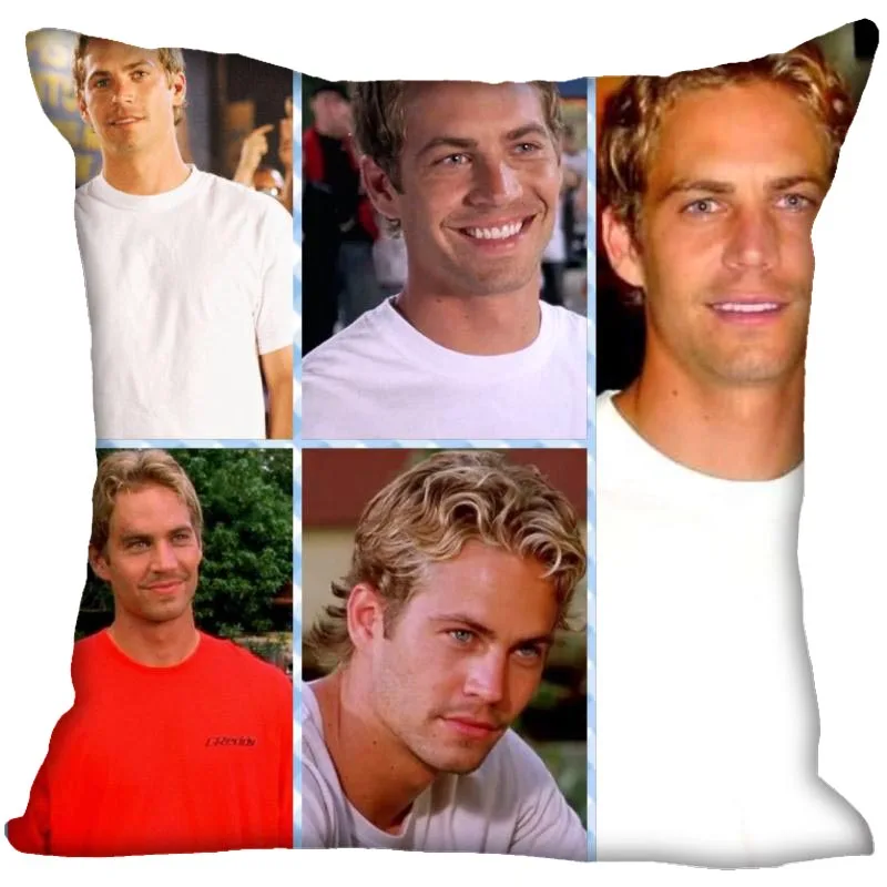 Чехол для подушки Paul Walker дома декоративный чехол на Невидимый молнии s 40X40