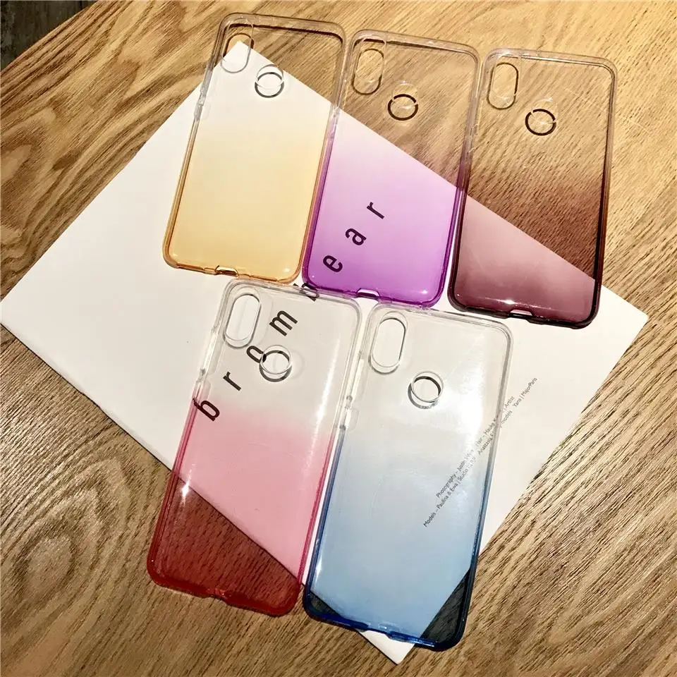 Блестящие цвета радуги силиконовый чехол для Xiaomi Redmi Note 6 Pro 6A 5 5A 4A 3 S 4 4X5 Plus iphone XS MAX