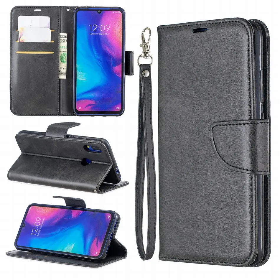 Овчины кожаный откидной Чехол для телефона Xiaomi Redmi K20 7A 6 Pro 6A 5 Plus Винтаж чехол Note 4 4X 5A Y1 Poco F1 A2 Lite обычный мешочек E07F