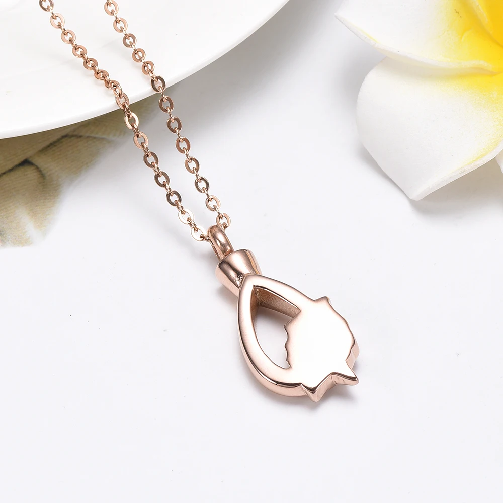 Мини браслет из нержавеющей стали со слезоточивым урном ожерелье Мемориальный