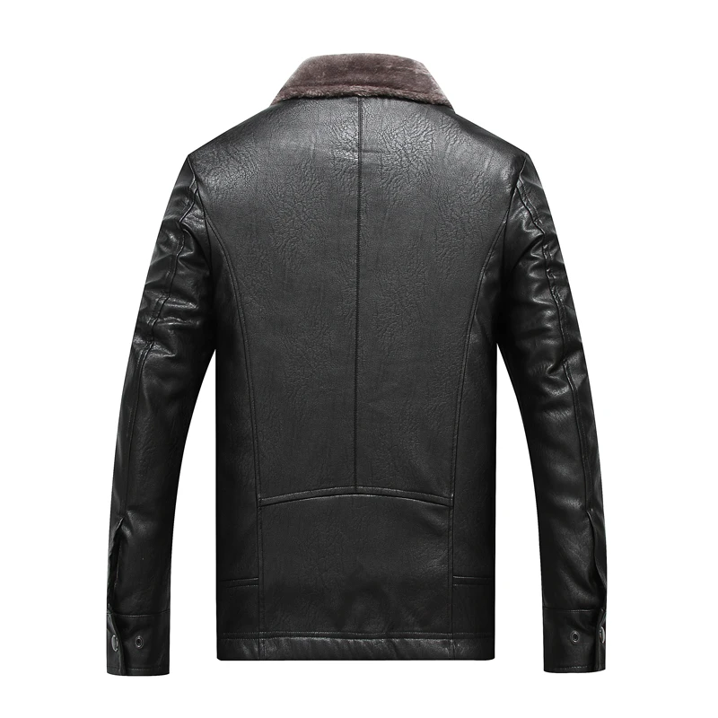 LONMMY 7XL 8XL мужская кожаная куртка из искусственной кожи motercycle замша PU плюс