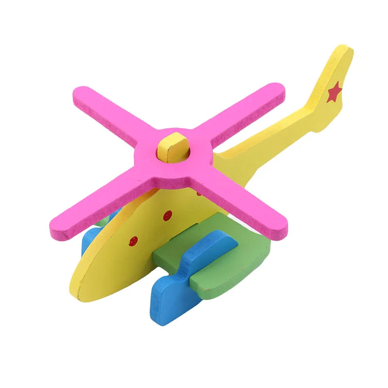 4 шт./компл. 3D игрушка головоломка ручной самолет Модель для сборки DIY Дети