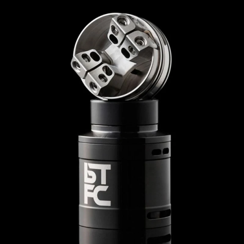 Augvape BTFC RDA атомайзер 25 мм диаметр 33 высота сверху снизу воздушный поток аромат