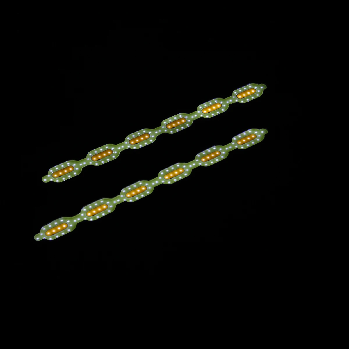 Posbay Автомобильные дневные ходовые огни LED DRL 12V водонепроницаемые COB алюминиевые