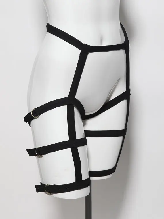 2017 новая мода пастельный гот женское сексуальное нижнее белье нога бюст бандаж