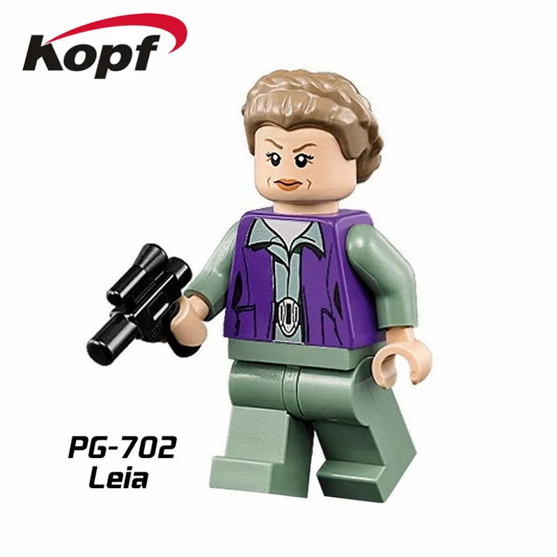 PG702 Without Box Одиночная супер героев модель йода Финн K-3PO кирпичи фигурки здания блокирует обучение Куклы Детские Подарочные игрушки PG698 - Цвет: PG702 Without Box