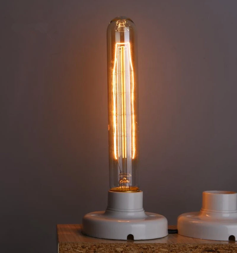 Ретро лампы Эдисона, лампа накаливания, винтажный светильник s 60W 220 V, ретро светильник Эдисона, художественное украшение ST64, лампа E27, цена