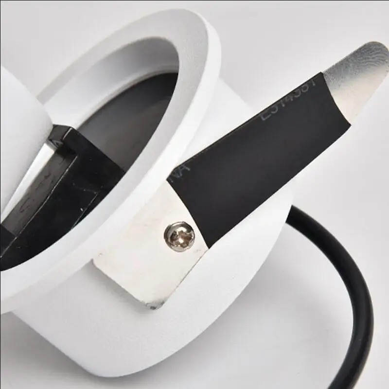 7W 12W телескопические COB светодиодные потолочные лампы вниз свет AC110V к AC240V