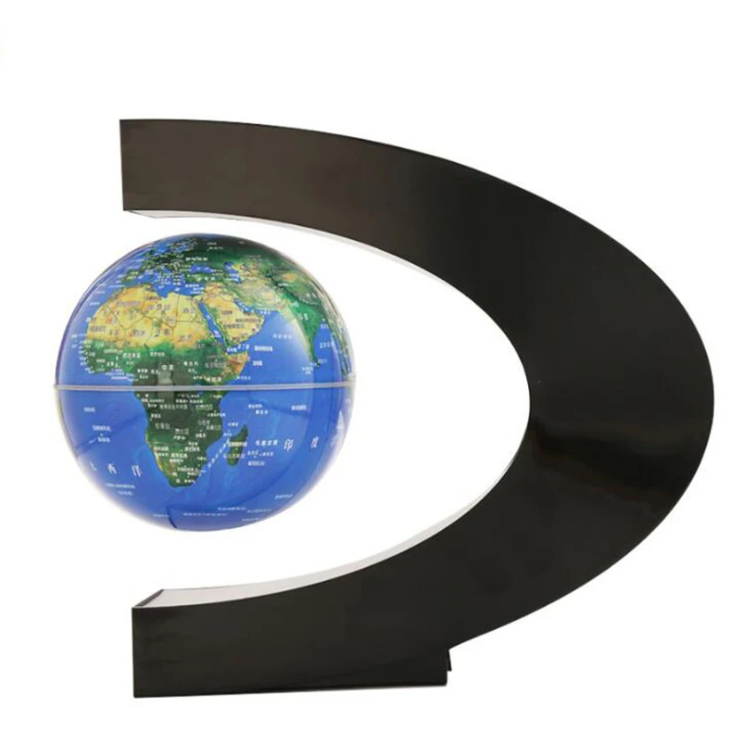 C-образный Магнитный левитационный глобус, плавающая карта мира со светодиодной подсветкой, детские развивающие игрушки, Декор для дома и офиса C-образный Магнитный левитационный глобус, плавающая карта мира со светодиодной подсветкой, детские развивающие игрушки, Декор для дома и офиса