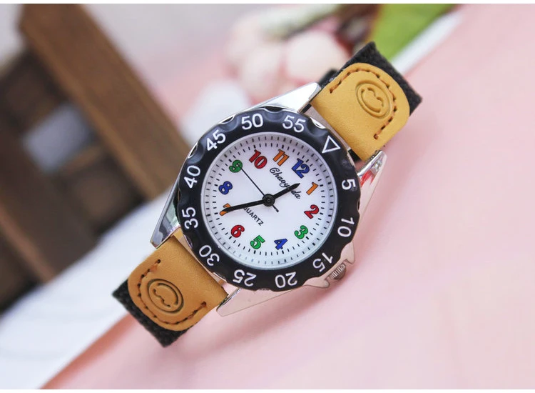 Новые высококачественные синие Черные часы для мальчиков и девочек детские