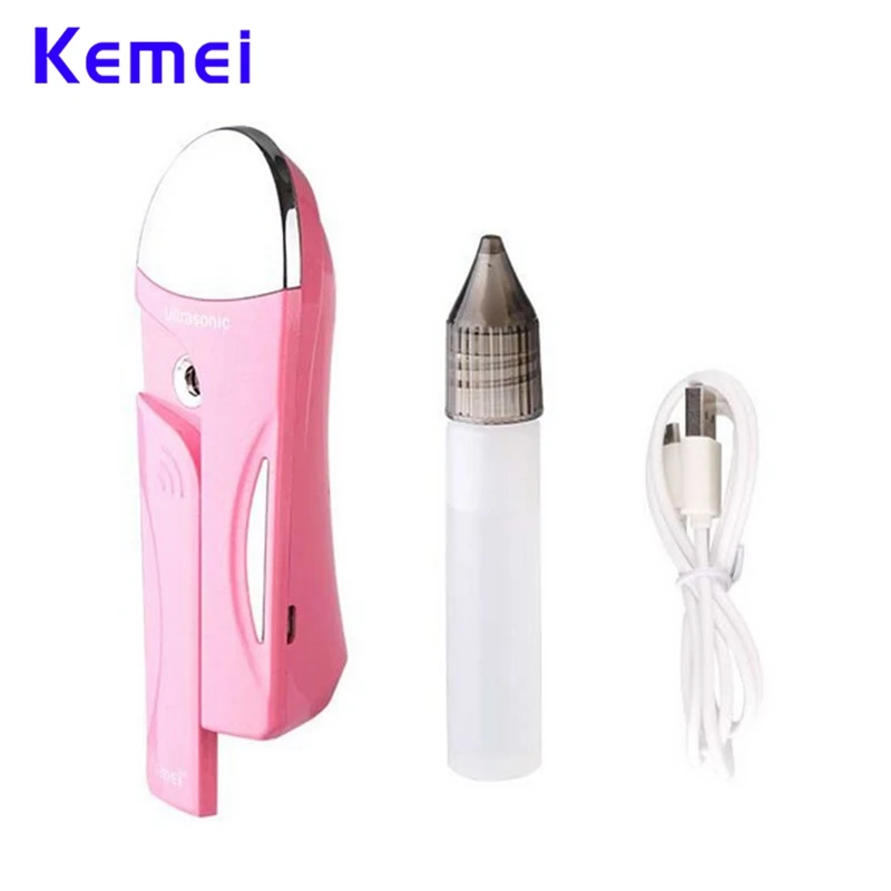 Kemei KM 709 водный массажер для лица USB Красота массажная машина Travle мини портативный