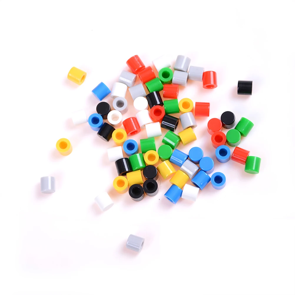 10PCS 6mm*6mm Tactile Push Button Switch Cap to Self-locking Round Key Caps Wholesale | Обустройство дома