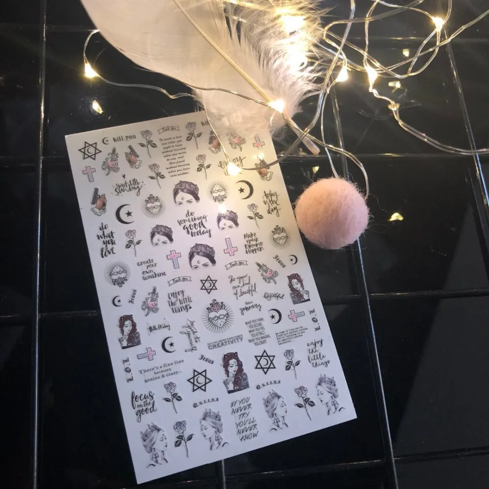 Новейшая стикеры 3D на ногти Nail Art Переводные картинки серии манда Переводные картинки инструмент DIY Инструменты для украшения ногтей