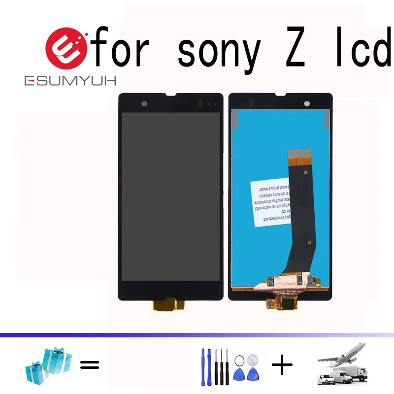 5 0 &quotc6603 ЖК дисплей для Sony Xperia Z L36h L36i C6606 C6603 C6602 C6601 C660X дигитайзер сенсорный экран