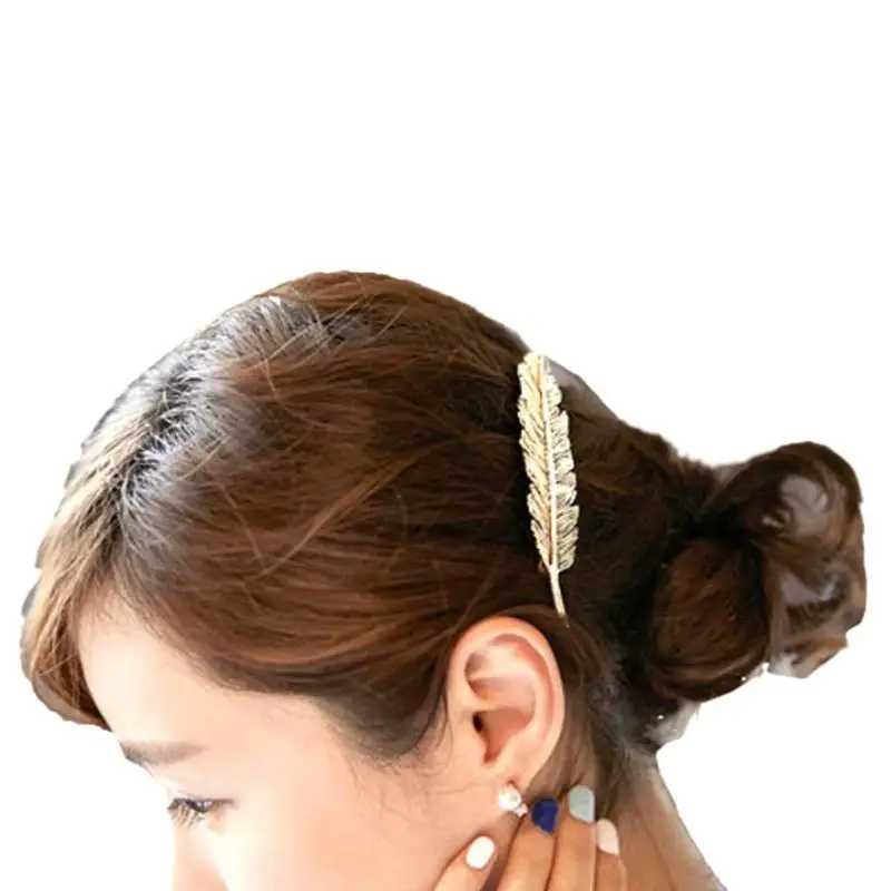 3 шт. элегантные заколки для волос аксессуары женщин и девушек (золото серебро