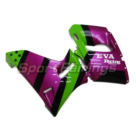 Полный инжектор Обтекатели для Kawasaki ZZR400 ZZR-400 год 1993-2007 ABS Пластиковый обтекатель Обтекатели набор покрытий EVA Фиолетовый