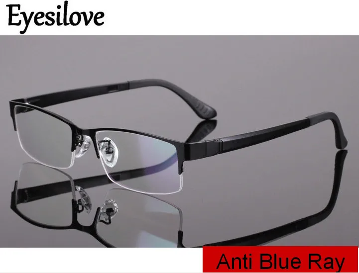

Men Anti-blue ray myopia glasses blue light blocking filter computer eyewear prescription glasses -0.50 to -6.00