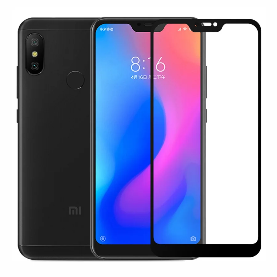 25 шт./лот полное покрытие Защита экрана для Xiaomi Redmi 6 Pro устойчивая к царапинам