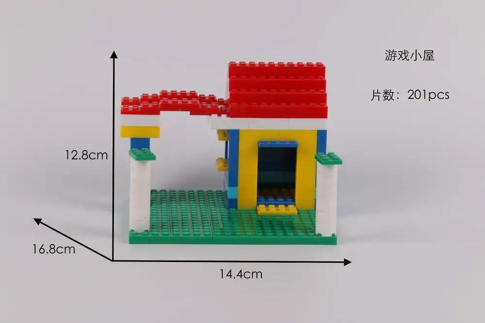 LONGDA радует высоким Совместимость Alpinia Oxyphylla Building Block игрушечный конструктор